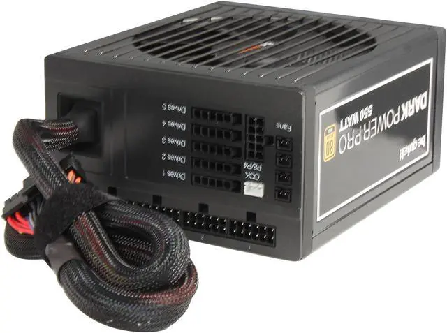 Alt view image 4 of 7 - be quiet DARK POWER PRO 10 BN600 550 W ATX12V / EPS12V SLI Ready CrossFire Ready 80 PLUS GOLD Certified Modular Active PFC PFC SLI CrossFire 80 PLUS GOLD Certified Modular 550W ATX 12V v2.3 / EPS 12V v2.92 Power Supply