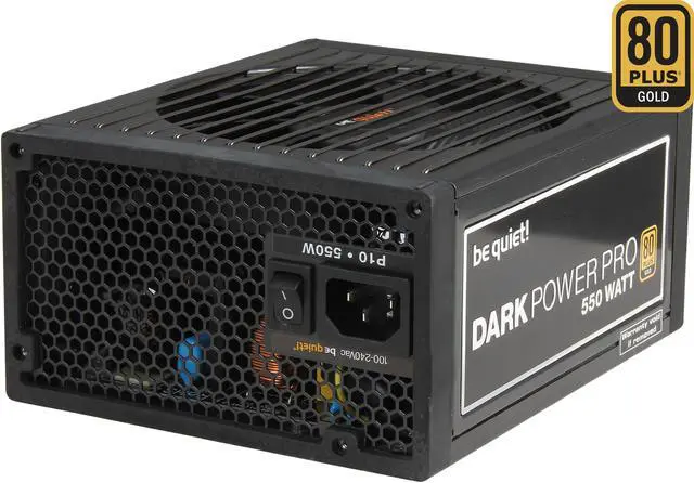 Main image of be quiet DARK POWER PRO 10 BN600 550 W ATX12V / EPS12V SLI Ready CrossFire Ready 80 PLUS GOLD Certified Modular Active PFC PFC SLI CrossFire 80 PLUS GOLD Certified Modular 550W ATX 12V v2.3 / EPS 12V v2.92 Power Supply