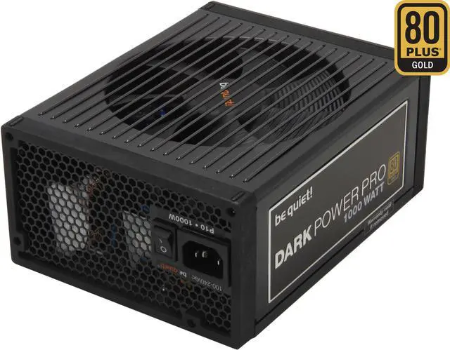 Main image of be quiet DARK POWER PRO 10 BN604 1000 W ATX12V / EPS12V SLI Certified CrossFire Ready 80 PLUS GOLD Certified Modular Active PFC PFC SLI CrossFire 80 PLUS GOLD Certified Modular 1000W ATX 12V v2.3 / EPS 12V v2.92 Power Supply