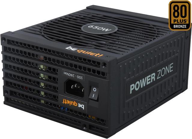 be quiet! POWER ZONE 650W ATX 12V Fully Modular Power Supply Silentwings  135mm Fan
