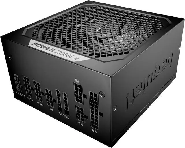Alt view image 6 of 6 - be quiet Power Zone 2 1000 W ATX12V 3.1 80 PLUS® Platinum and Cybenetics Platinum  efficiency (up to 94%) Modular Power Supplies