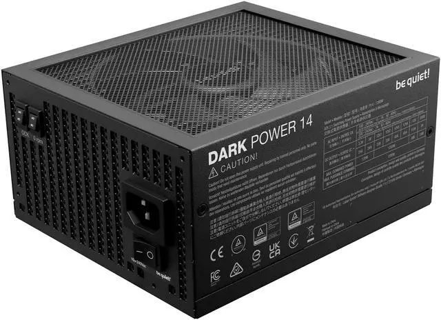 Alt view image 3 of 9 - Dark Power 14 850W features a high-performance heat sink design with an integrated fan and can be operated in either active or semi-passive mode.