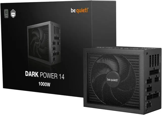 Alt view image 5 of 9 - Dark Power 14 1000W features a high-performance heat sink design with an integrated fan and can be operated in either active or semi-passive mode.