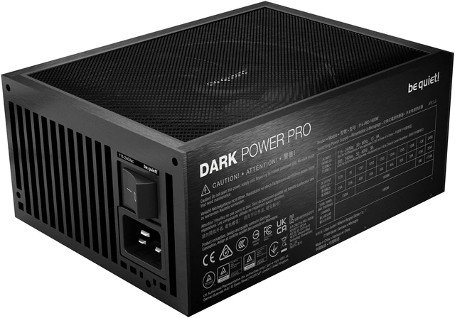 Alt view image 3 of 7 - be quiet! Dark Power Pro 14 1600W ATX 3.1 Power Supply | 80 Plus Titanium | Cybenetics Titanium | PCIe 5.1 GPUs | Modular | BP023US