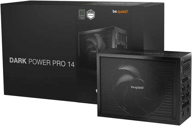 Alt view image 5 of 6 - be quiet! Dark Power Pro 14 1300W ATX 3.1 Power Supply | 80 Plus Titanium | Cybenetics Titanium | PCIe 5.1 GPUs | Modular | BP022US