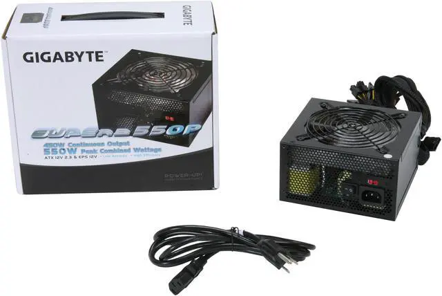 Alt view image 7 of 7 - GIGABYTE SUPERB GE-P450P-C2 550W ATX12V V2.3   80 PLUS Certified Compatible with Core i7 Power Supply