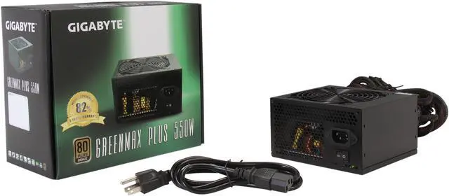 Alt view image 7 of 7 - GIGABYTE GreenMax Plus GZ-EMS55A-C1 550 W ATX12V / EPS12V SLI Certified CrossFire Ready 80 PLUS BRONZE Certified Active PFC Power Supply