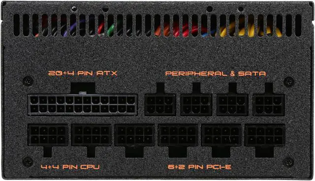 Alt view image 4 of 7 - GIGABYTE XP1200M 1200 W Intel Form Factor ATX 12V v2.31 SLI CrossFire 80 PLUS PLATINUM Certified Full Modular Active PFC (>0.9 typical) PFC Power Supply