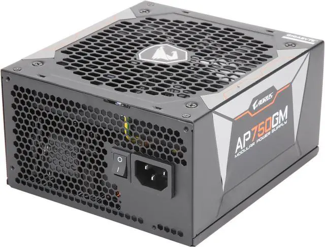 Main image of GIGABYTE AORUS P750W GP-AP750GM 750 W ATX 12V v2.31 80 PLUS GOLD Certified Full Modular Active PFC Power Supply