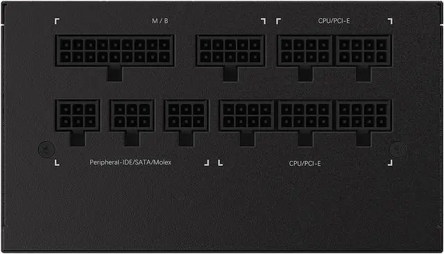 Alt view image 3 of 6 - GIGABYTE GP-P750GM 750 W ATX 12V v2.31 80 PLUS GOLD Certified Full Modular Active PFC Power Supply