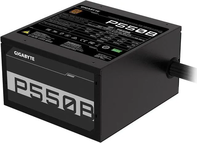 Alt view image 3 of 8 - GIGABYTE GP-P550B 550 W ATX 12V v2.31 80 PLUS BRONZE Certified Non-Modular Active PFC Power Supply