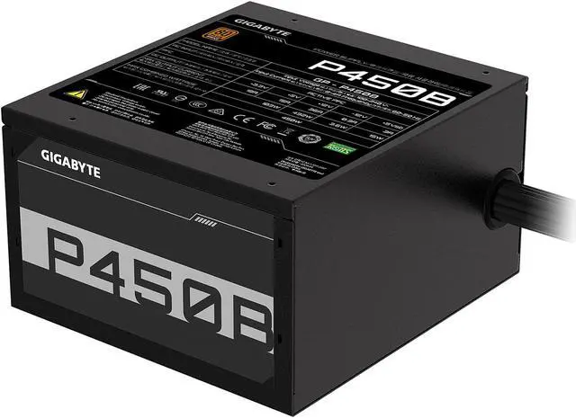 Alt view image 2 of 8 - GIGABYTE GP-P450B 450 W ATX 12V v2.31 80 PLUS BRONZE Certified Non-Modular Active PFC Power Supply