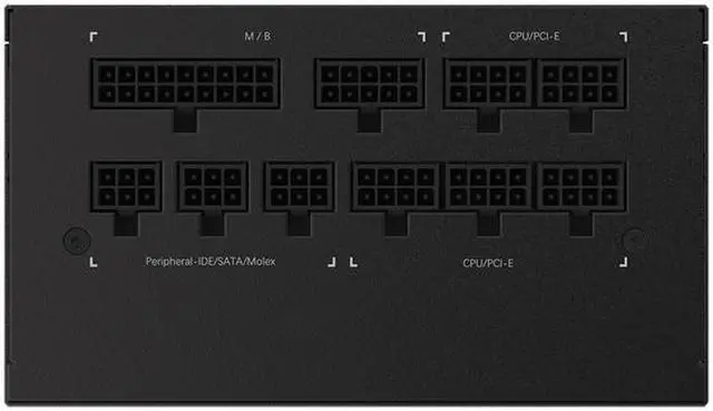 Alt view image 6 of 8 - GIGABYTE GP-P850GM 850 W ATX 12V v2.31 80 PLUS GOLD Certified Full Modular Active (>0.9 typical) PFC Power Supply