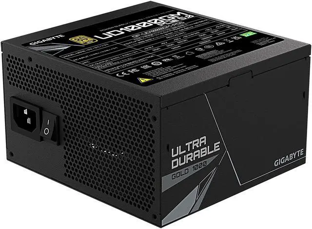 Alt view image 4 of 8 - GIGABYTE GP-UD1000GM PG5 1000 W ATX 12V v2.31 80 PLUS GOLD Certified Full Modular Active PFC Power Supply PCIe 5.0 Support 12+4Pins