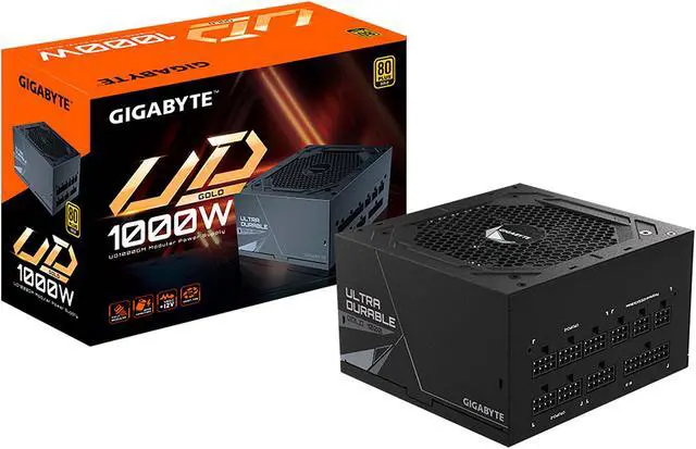 Alt view image 7 of 8 - GIGABYTE GP-UD1000GM 1000 W ATX 12V v2.31 80 PLUS GOLD Certified Full Modular Active PFC Power Supply