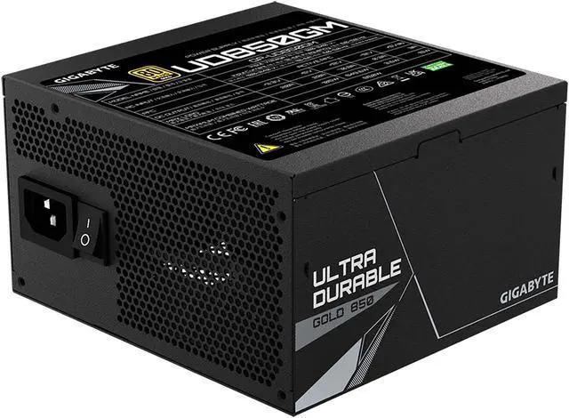 Alt view image 3 of 8 - GIGABYTE GP-UD850GM 850 W ATX 12V v2.31 80 PLUS GOLD Certified Full Modular Active PFC Power Supply