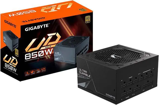 Alt view image 6 of 8 - GIGABYTE GP-UD850GM 850 W ATX 12V v2.31 80 PLUS GOLD Certified Full Modular Active PFC Power Supply
