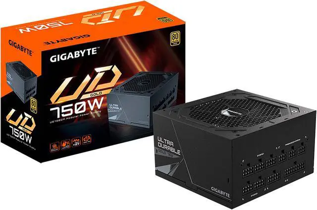 Alt view image 7 of 8 - GIGABYTE GP-UD750GM 750 W ATX 12V v2.31 80 PLUS GOLD Certified Full Modular Active PFC Power Supply