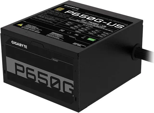 Alt view image 5 of 8 - GIGABYTE GP-P650G-US 650 W ATX 12V v2.31 80 PLUS GOLD Certified Active PFC Power Supply