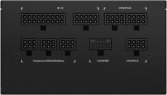 Alt view image 6 of 7 - GIGABYTE GP-UD850GM PG5 850W PCIe 5.0 Ready, 80 Plus Gold Certified, Fully Modular Power Supply