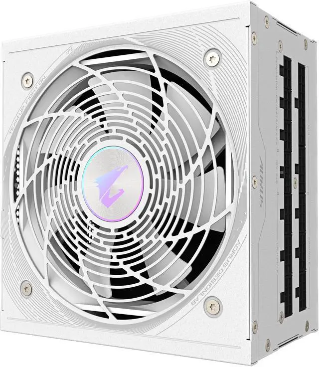 Main image of GIGABYTE AORUS ELITE ICE PSU - 1000W 80 PLUS Platinum Certified - PCIe5.1 Ready - ATX3.1 - Fully Modular Power Supply (GP-AE1000PM PG5 ICE)