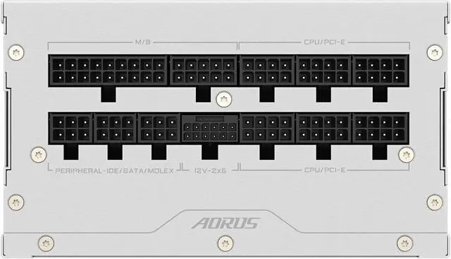 Alt view image 6 of 7 - GIGABYTE AORUS ELITE ICE PSU - 1000W 80 PLUS Platinum Certified - PCIe5.1 Ready - ATX3.1 - Fully Modular Power Supply (GP-AE1000PM PG5 ICE)