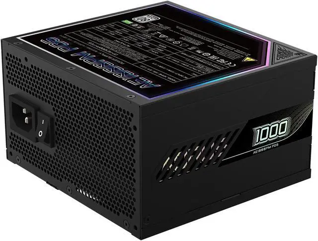 Alt view image 5 of 7 - GIGABYTE AORUS ELITE PSU - 1000W 80 PLUS Platinum Certified - PCIe5.1 Ready - ATX3.1 - Fully Modular Power Supply (GP-AE1000PM PG5)
