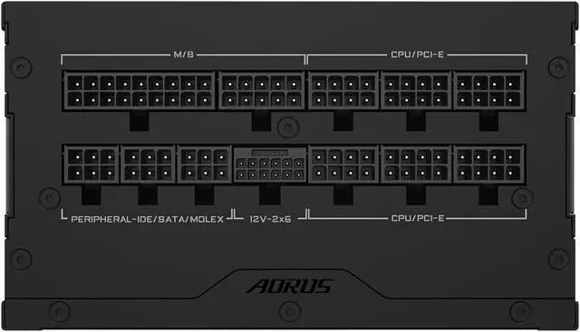 Alt view image 6 of 7 - GIGABYTE AORUS ELITE PSU - 1000W 80 PLUS Platinum Certified - PCIe5.1 Ready - ATX3.1 - Fully Modular Power Supply (GP-AE1000PM PG5)