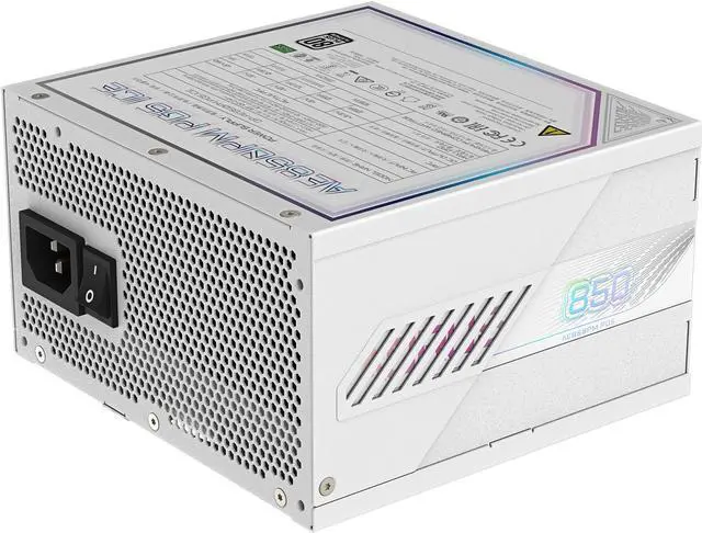 Alt view image 5 of 7 - GIGABYTE AORUS ELITE ICE PSU - 850W 80 PLUS Platinum Certified - PCIe5.1 Ready - ATX3.1 - Fully Modular Power Supply (GP-AE850PM PG5 ICE)