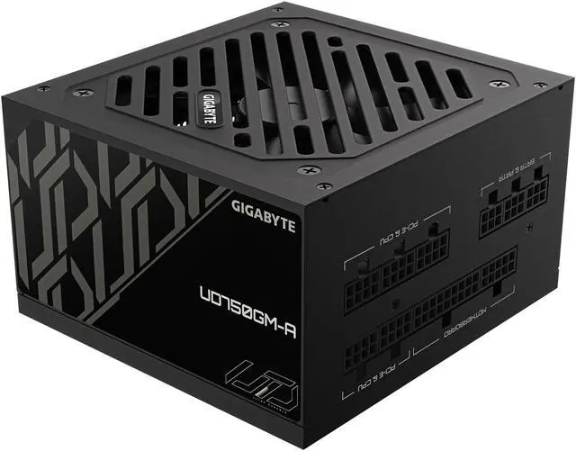 Alt view image 3 of 6 - GIGABYTE 750W PSU - 80 Plus Gold Certified - Fully Modular Power Supply (GP-UD750GM-A)