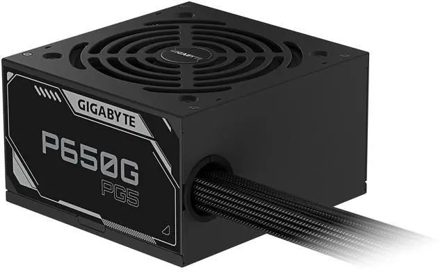Alt view image 2 of 6 - GIGABYTE P650G PG5 - ATX 3.1 & PCIe 5.1 Ready - 650W 80 Plus Gold Certified Power Supply
