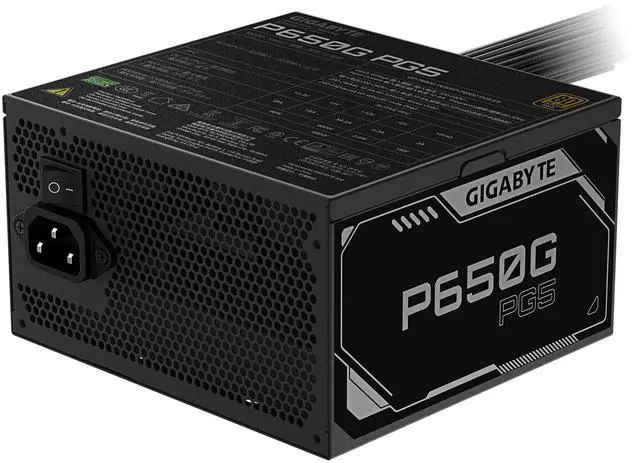 Alt view image 3 of 6 - GIGABYTE P650G PG5 - ATX 3.1 & PCIe 5.1 Ready - 650W 80 Plus Gold Certified Power Supply