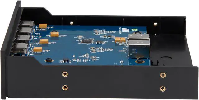 Alt view image 3 of 6 - Atech Flash Technology PRO-77U Flash Reader USB 3.0 5.25" Hub & Card Reader