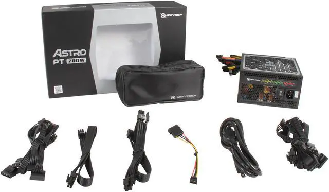 Alt view image 7 of 7 - HighPower Astro PT 700W, Digital, 80+ Platinum, Single +12 Rails, SLI/Cross Fire ready, Module, Active PFC Power Supply