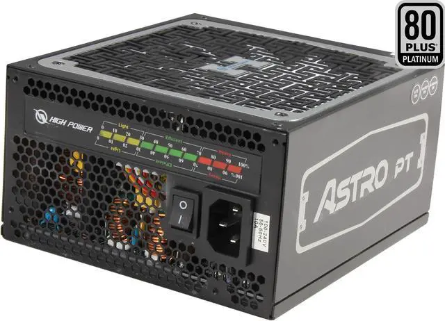 Main image of HighPower Astro PT 700W, Digital, 80+ Platinum, Single +12 Rails, SLI/Cross Fire ready, Module, Active PFC Power Supply
