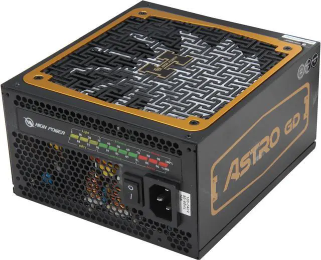 Main image of HighPower Astro GD 750W, Digital, 80+ Gold, Single +12 Rails, SLI/Cross Fire ready, Module, Active PFC Power Supply