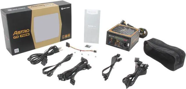 Alt view image 8 of 8 - HighPower Astro GD 750W, Digital, 80+ Gold, Single +12 Rails, SLI/Cross Fire ready, Module, Active PFC Power Supply