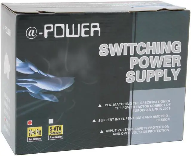 Alt view image 9 of 9 - DYNAPOWER USA EP-35X.0661B 350 W ATX12V Power Supply