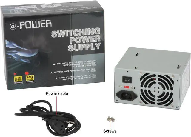 Alt view image 6 of 6 - DYNAPOWER USA EP-45X.0562B 450 W ATX12V, Version 2.2 Power Supply