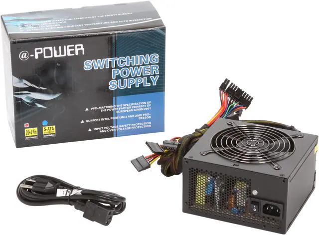 Alt view image 7 of 7 - DYNAPOWER USA EJ-650A80 650 W ATX12V v2.2 SLI Ready CrossFire Ready 80 PLUS Certified Active PFC Power Supply
