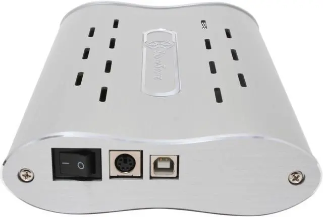 Alt view image 2 of 4 - SilverStone SST-MS01-S Aluminum 3.5" Enhanced IDE, ATA/ATAPI-6 USB 2.0 External Enclosure