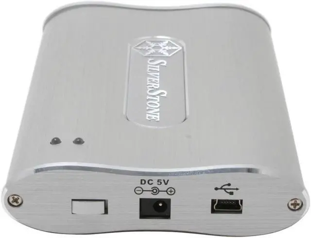 Alt view image 2 of 4 - SilverStone SST-MS02-S Aluminum 2.5" Enhanced IDE, ATA/ATAPI-6 USB 2.0 Silver External Enclosure