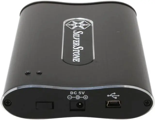 Alt view image 2 of 4 - SilverStone SST-MS02-B Aluminum 2.5" Enhanced IDE, ATA / ATAPI-6 USB 2.0 Black External Enclosure