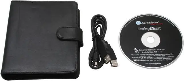 Alt view image 3 of 4 - SilverStone SST-MS02-B Aluminum 2.5" Enhanced IDE, ATA / ATAPI-6 USB 2.0 Black External Enclosure