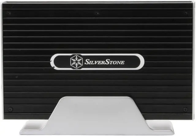 Alt view image 3 of 7 - SilverStone NS312-B Aluminum 3.5" Black IDE USB 2.0 & Ethernet NAS Enclosure