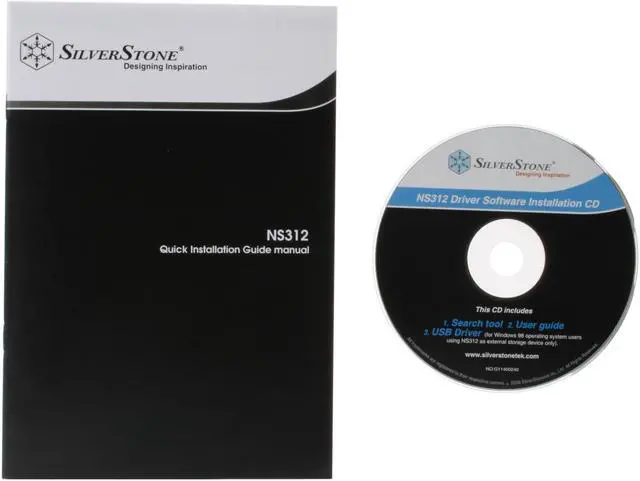 Alt view image 6 of 7 - SilverStone NS312-B Aluminum 3.5" Black IDE USB 2.0 & Ethernet NAS Enclosure