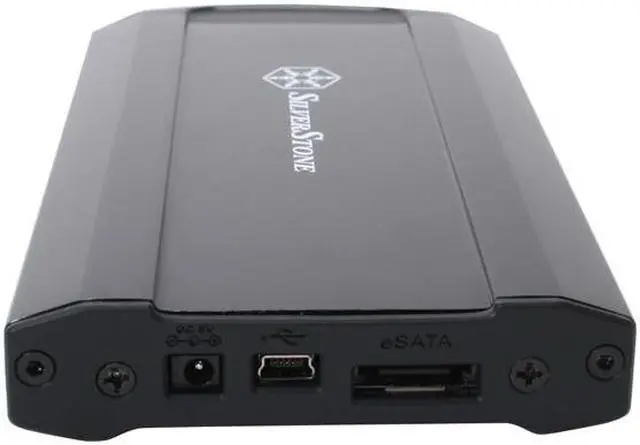 Alt view image 4 of 8 - SilverStone MS05B 2.5" Black SATA USB 2.0 & eSATA External Enclosure