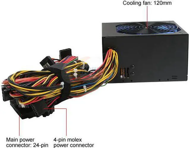 Alt view image 4 of 9 - SilverStone ST50F 500 W ATX12V SLI Ready CrossFire Ready 80 PLUS Certified Active PFC Power Supply