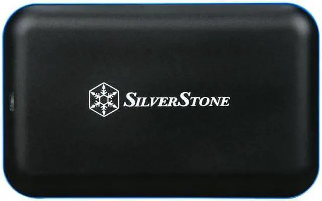 Alt view image 2 of 6 - SilverStone TS04B Aluminum / Plastic 2.5" Black SATA USB 3.0 External Enclosure