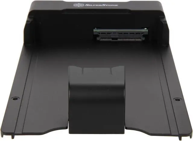 Alt view image 3 of 6 - SilverStone SD01B Aluminum / Plastic 2.5" & 3.5" Black SAS / SATA eSATA, SAS dual-lane External Hard Drive Pad / Docking Station
